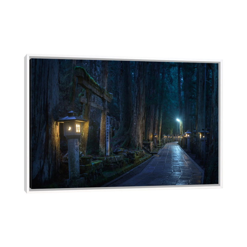 Japan by Daniel Kordan - Print on Canvas, White Framed, 101.6 cm H x 66.04 cm W