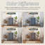 Meuble-lavabo moderne de 18 pouces avec lavabo pour petits espaces-853104759