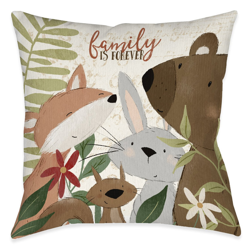 Coussin Forest Forest, 18 po x 18 po