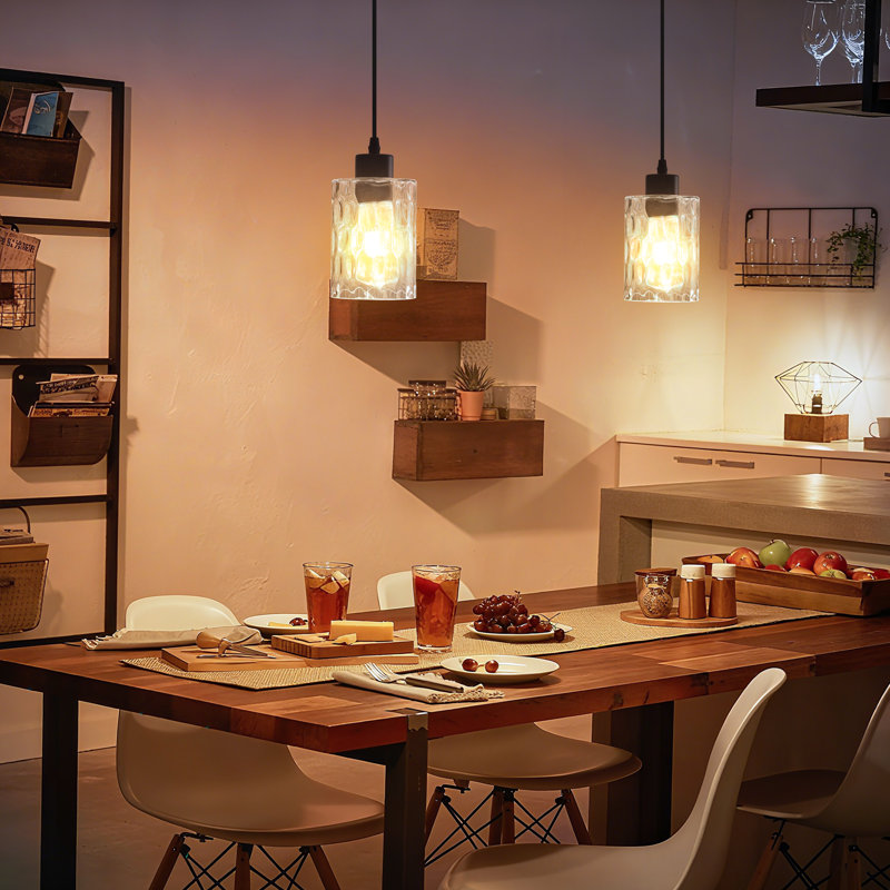 Luminaire suspendu simple 1 lumière 