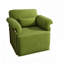 Fauteuil demi-tonneau rembourré et pivotant-41376913