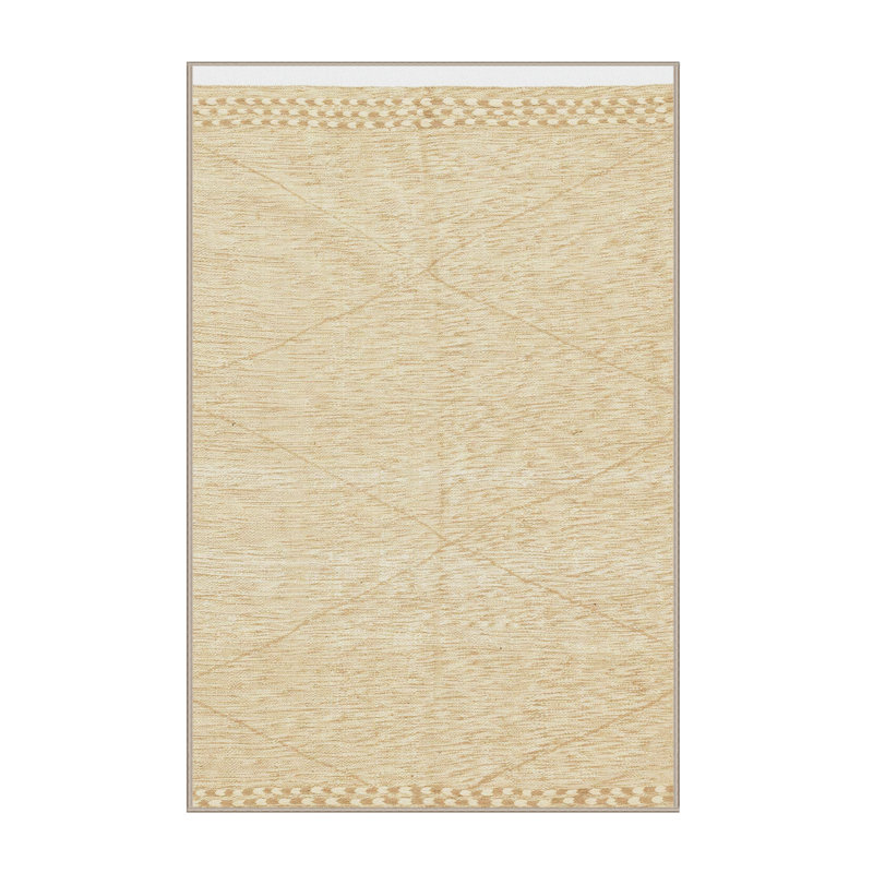 Tapis décoratif multicolore à motif abstrait, Rectangle 7 pi x 10 pi