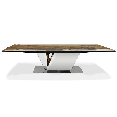 Evandros Walnut Wood Dining Table