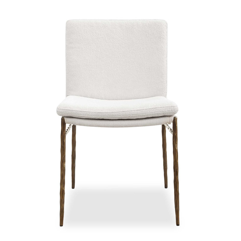 Uttermost Ascend Textured White Dining Chair