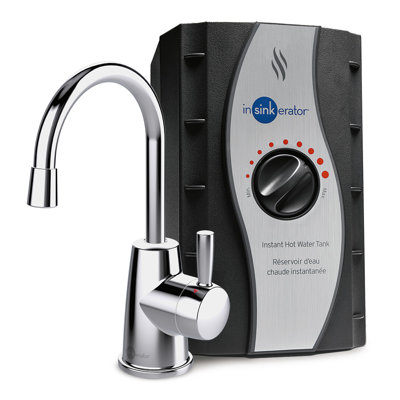 Système de distribution d'eau chaude instantanée HOT250, robinet à poignée simple 8,21 po avec réservoir de 2/3 gallons