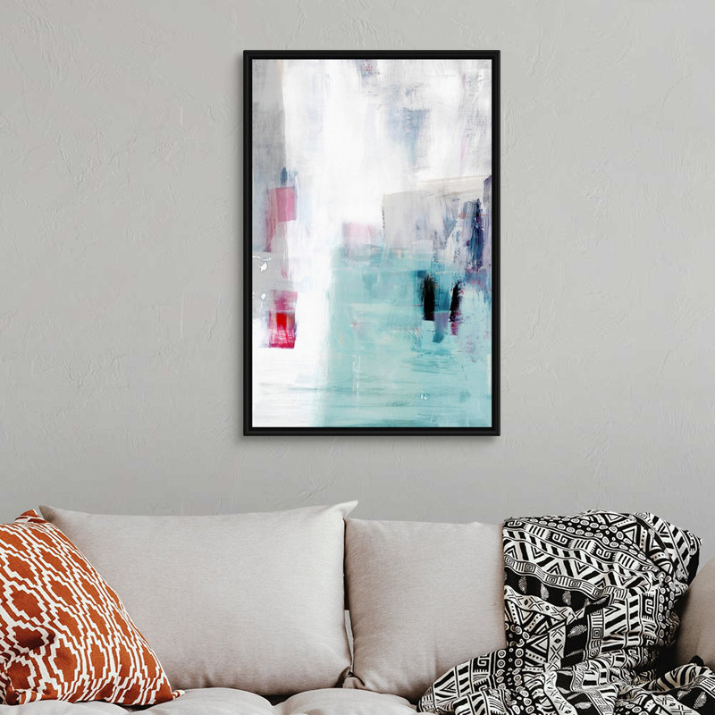«Daydreaming I» par Isabelle Z - reproduction d'art sur toile, H 38 po x l 26 po x P 1,75 po, Toile avec cadre flottant noir