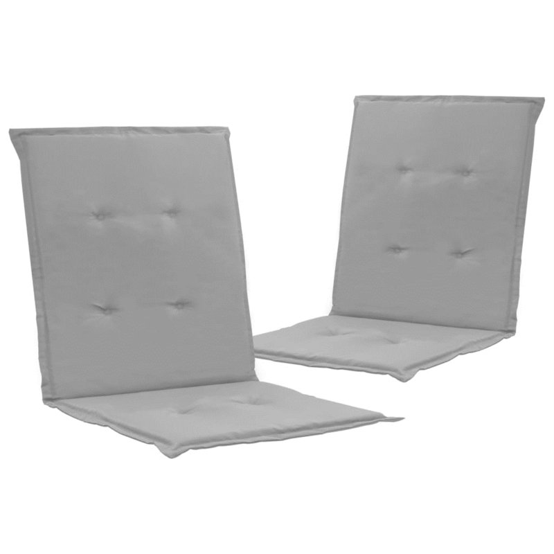 Outdoor Seat / Back Cushion, Gray, 39.4" H x 19.7" W x 1.2" D
