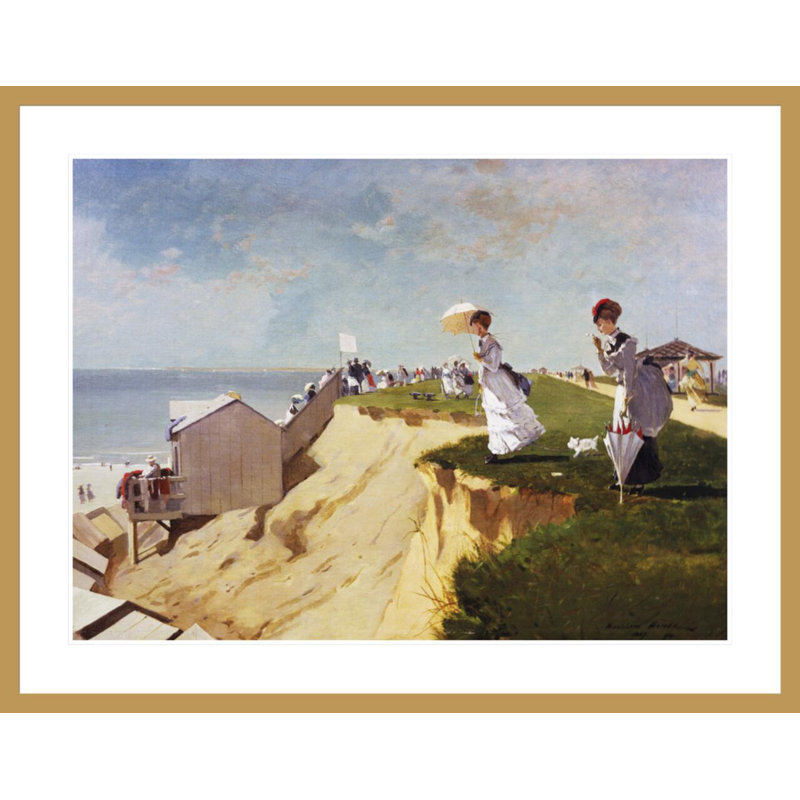 «Long Branch New Jersey» par Winslow Homer - impression giclée encadrée, H 32,47 po x l 41,5 po