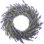 Lavande couronnes pour porte d'entrée printemps et été couronnes de ferme artificielles pour fenêtre de fenêtre murale décoration de mariage intérieur extérieur printemps été automne décoration pour la maison