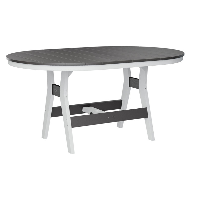 Table de bar berlinoise Berlin, Gris fumée, H 38,87 po x l 64 po x P 44 po