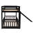 Twin Over Bunk Bed With Slide And , - Elegant Look Playful Bedroom Addition-782197270