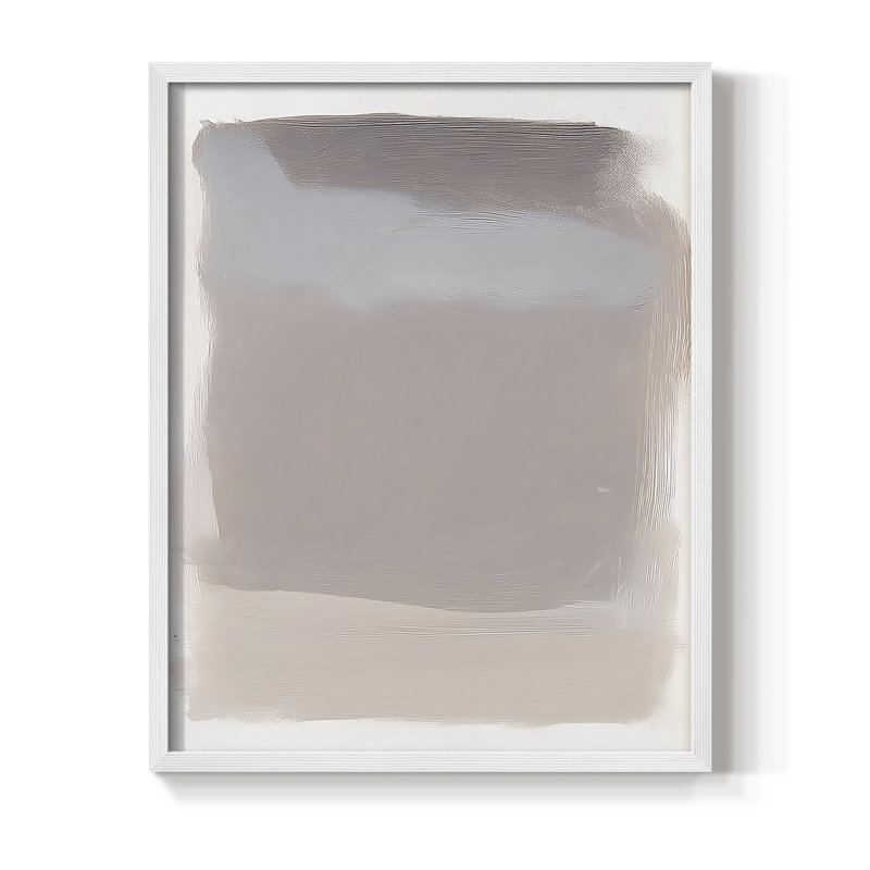 "ABSTRACT Series DCCXL III" par J Paul, Blanc / Blanc, H 15 po x l 12 po