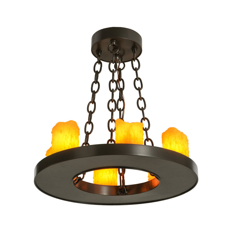 Rustic Lodge 6 - Light Chandelier