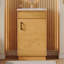 Meuble-lavabo de 20 po avec lavabo en céramique, ensemble de meuble-lavabo simple autoportant avec porte à fermeture douce, tablette réglable, style maison de campagne