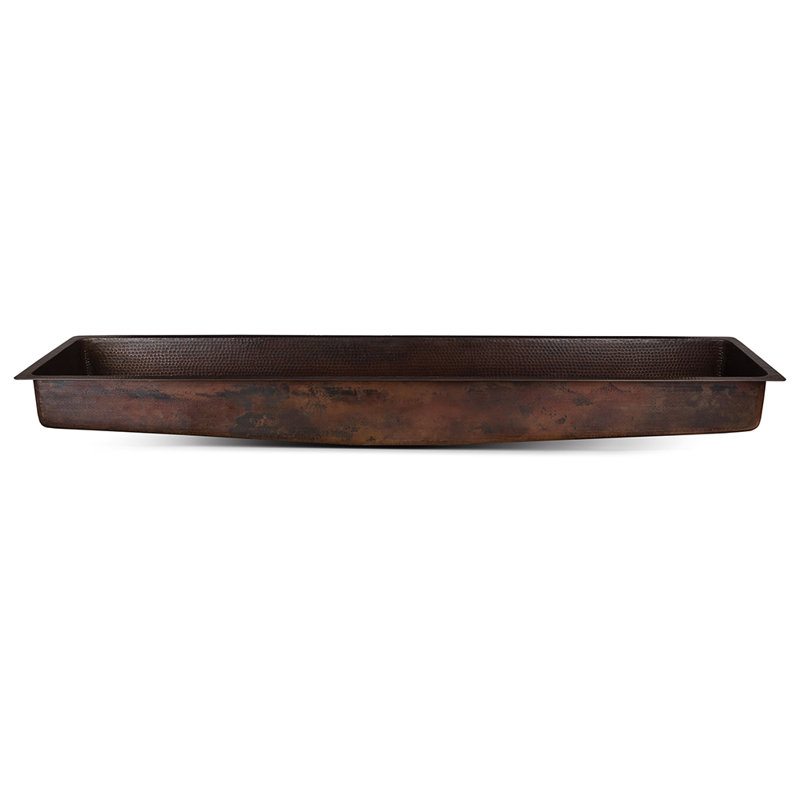 Premier Copper Products BSP5_LREC60DB-P Bathroom Sink And Drain Package