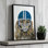 «Football Lion» par Yvette St. Amant, reproduction d'art sur toile