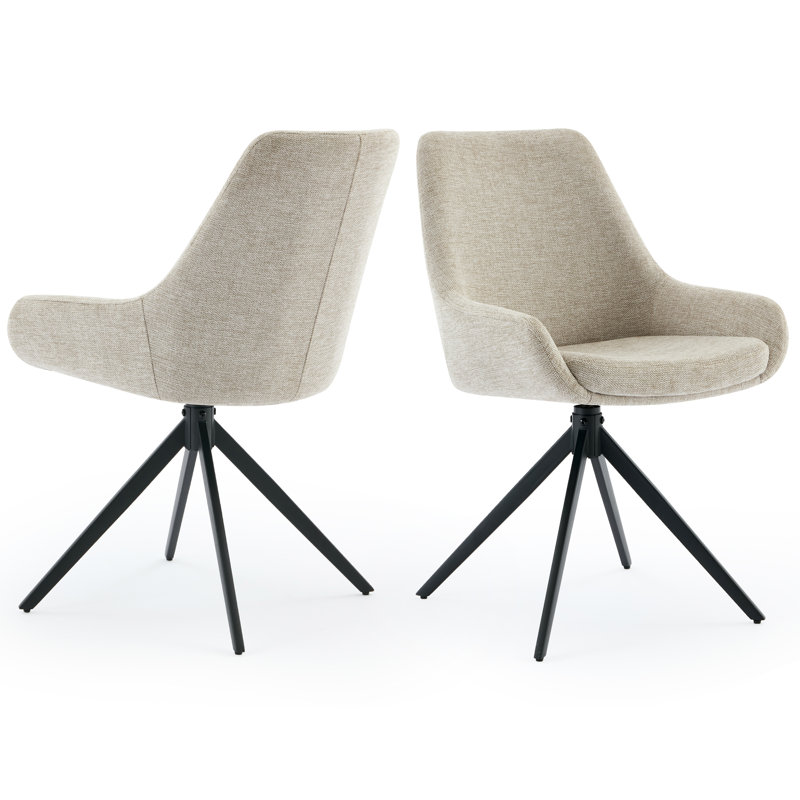 Upholstered Office Chair With High Backrest Task Chair For Office And Conference Rooms (set Of 2), Gray