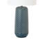 Marlin - Ensemble de 2 lampes de table en céramique 30 po - Finition bleue-1125516524