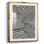 «Black White Bold And Bright II», reproduction encadrée