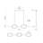 Airen 1 - Light Black LED Kitchen Island Pendant