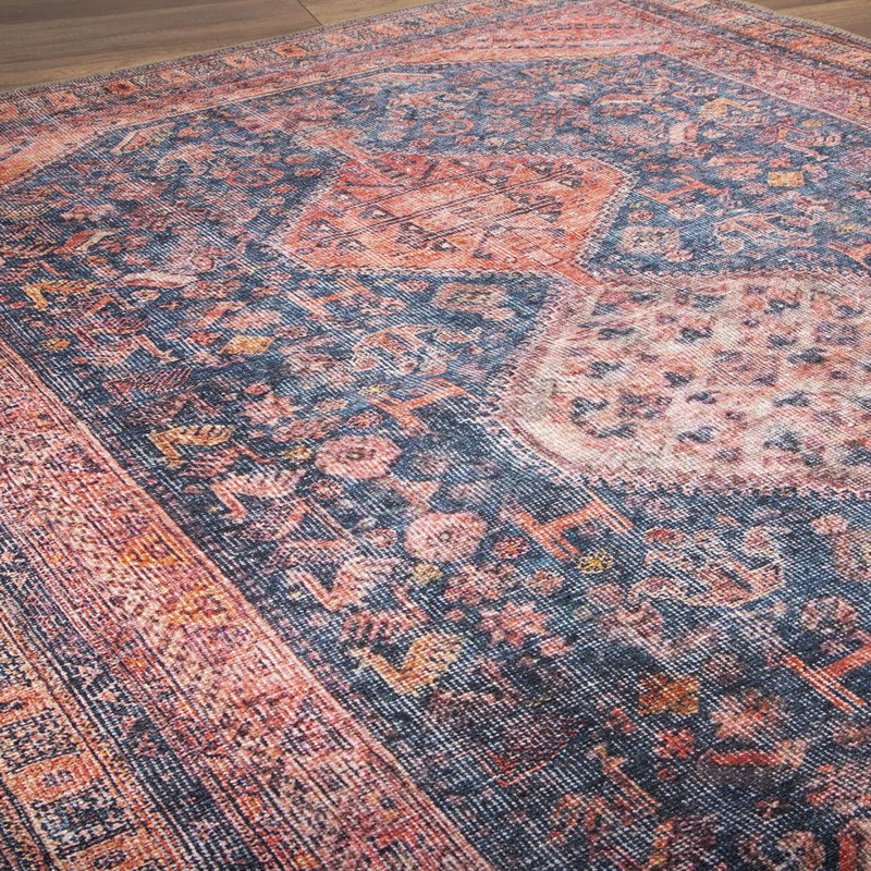 Premium 100% Polyester Area Rug, 6.9 x 10.2 ft | 1850 g/m², 0.2 in Pile Height | Recycled Poly Cotton Underside | Machine Washable at 30°C | Soft, Durable, Eco-Friendly Design for Modern Living Spaces