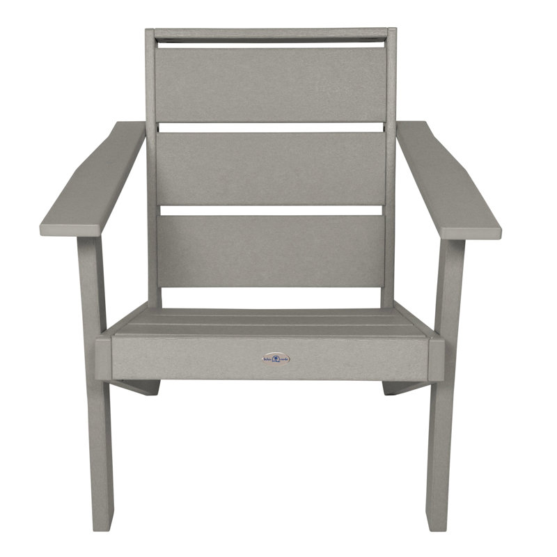 Delisa Haven Modern Adirondack Chair, Cove Gray