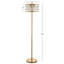 Lampe sur pied traditionnelle 60 po Wachter-32866987