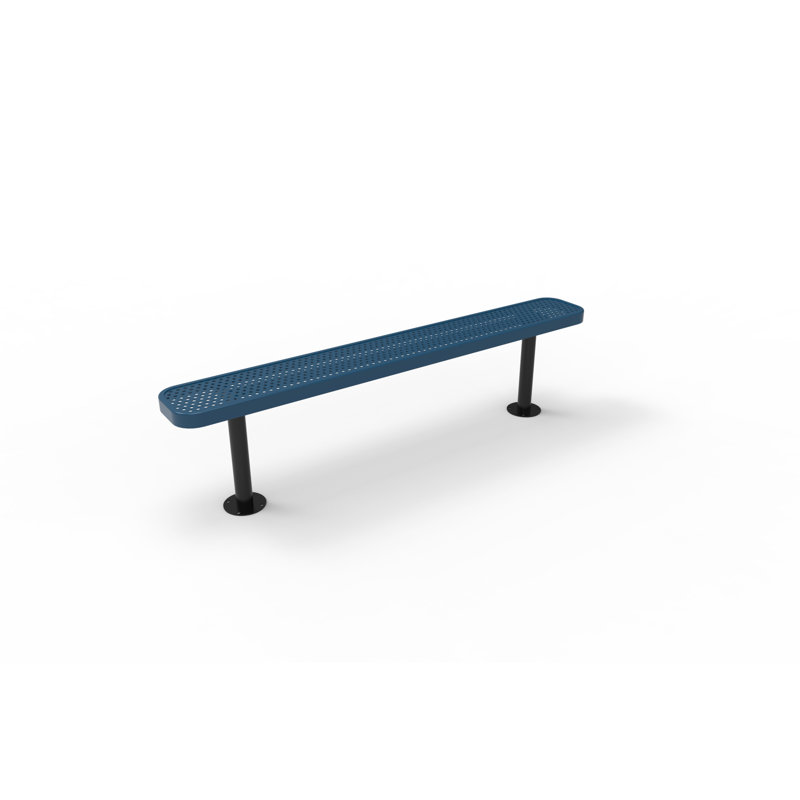 Banc de parc en plastique Dicken, Bleu clair