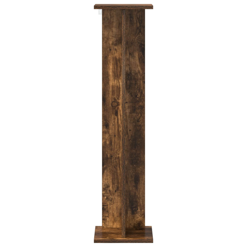 1 Tier Plant Stand, 100.5cm H x 25.5cm W x 25cm D, Smoked Oak