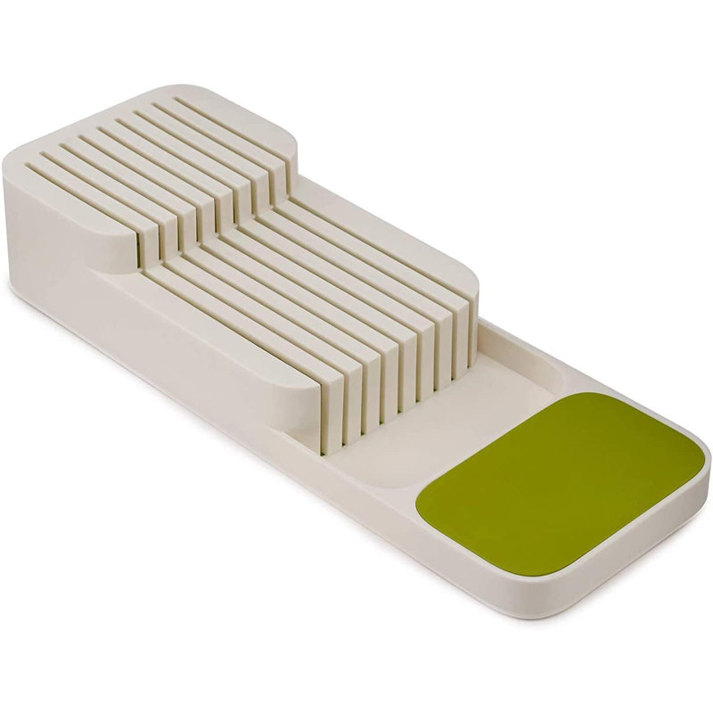 Rangement de tiroir pour ustensiles de cuisine et ustensiles de cuisine Rech H 5,75 "x l 15,5" x P 3 "Rech, Blanc