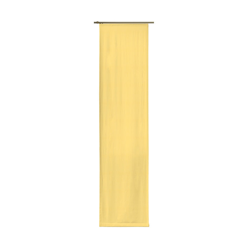 Room Darkening Sliding Panel Panel, 145cm H x 60cm W, Yellow
