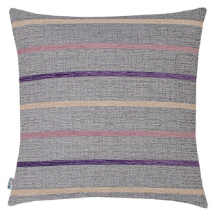 Raye Striped Square Throw Pillow Cover