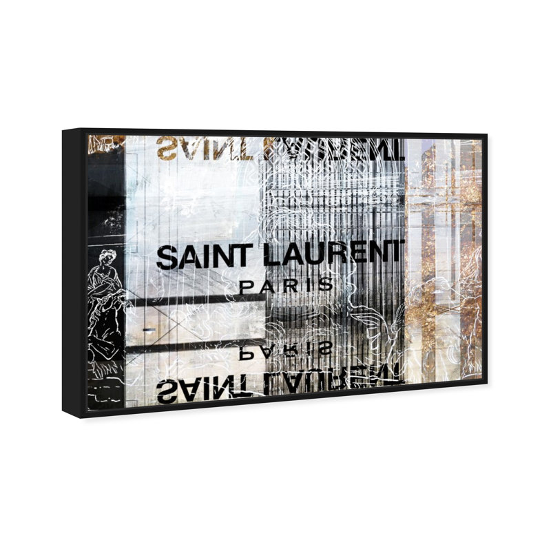 Laurent Empire - art textuel, H 36 po x l 54 po