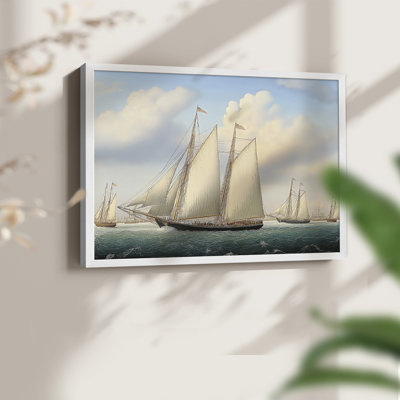 Nautical Series-CXXX -Framed Print - Restickable