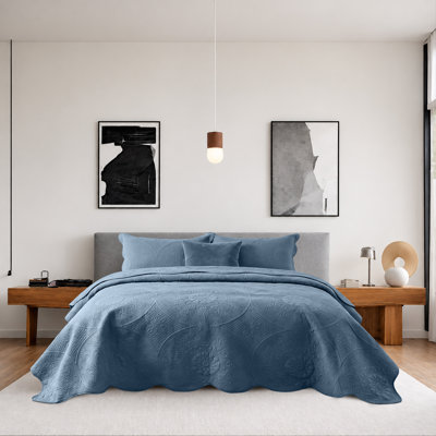 Literie Moonlight à motif floral surdimensionné – Literie respirante et réversible pour toutes les saisons