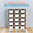 ECR4Kids Scoop Front Plastic Storage Bins, Multipurpose Organization, 15-Piece-100481302