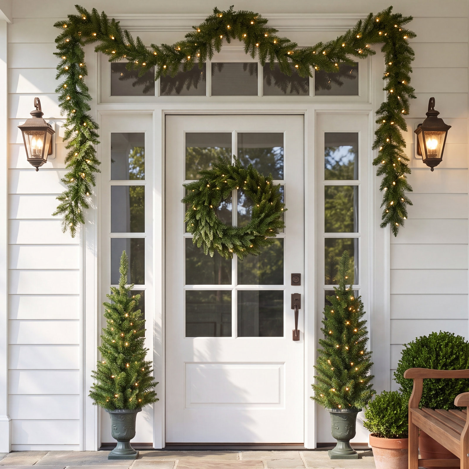 3.5' Pre-Lit Pine Christmas Tree
