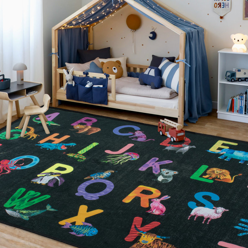 Tapis de classe Alphabet pour enfants