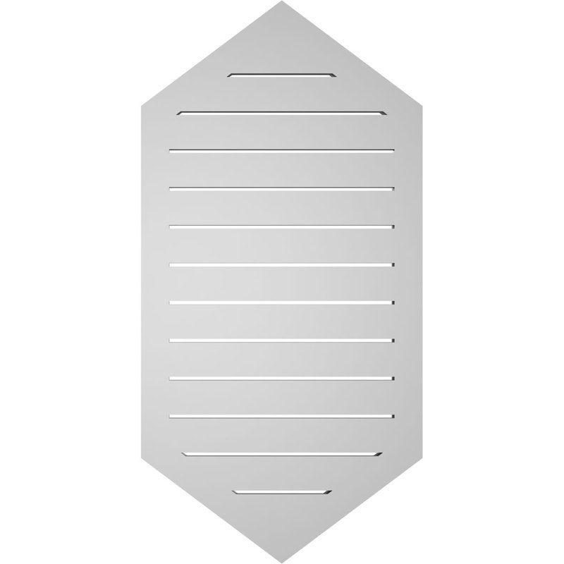 Pente verticale verticale en uréthane 9 pi, H 40 po x l 20 po x P 1,5 po