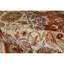 Wool Oriental Area Rug in Rust/Ivory