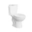 Toilette allongée deux pièces au sol à hauteur de fauteuil de 1,28 GPF SUPERFLO (siège inclus)