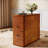 End Side Table with 2 Drawers, No Assembly Required