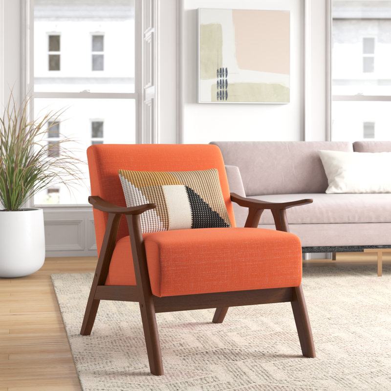 Fauteuil Lyelah, Tissu orange