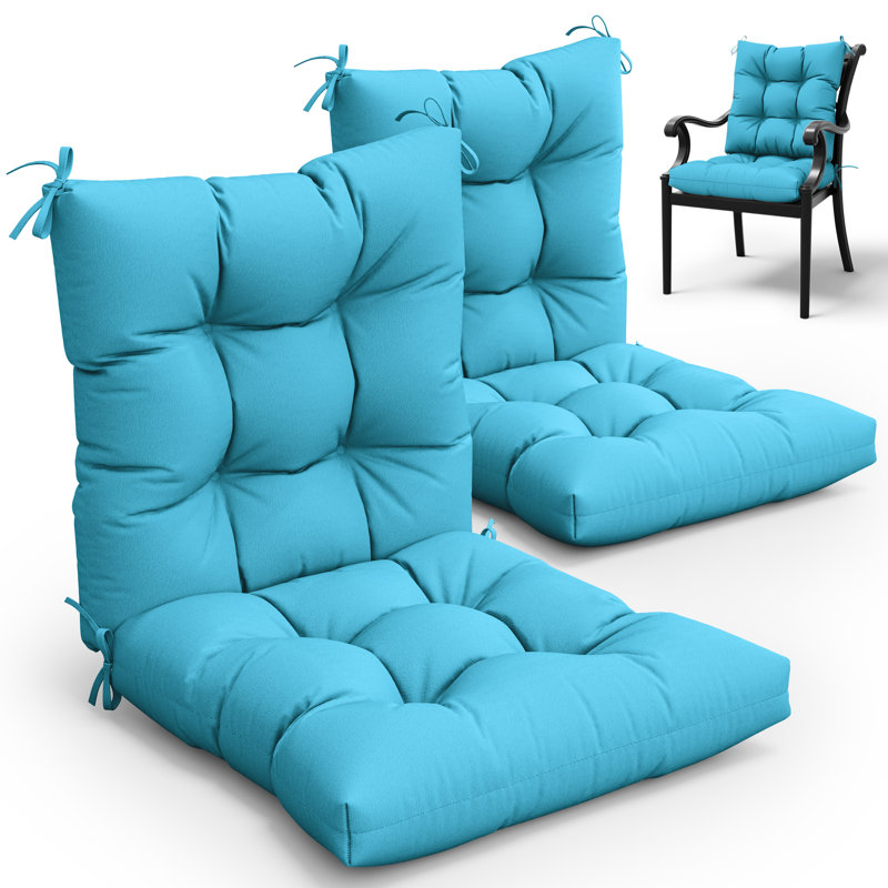 Indoor And Outdoor 5"  Seat/Backcushion, Aqua Blue