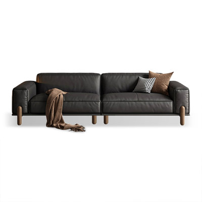 Genuine Leather Modular Sofa cushion couch