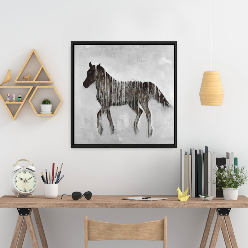 «Gambading Abstract Horse», H 24 po x l 24 po