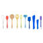 Ensemble d'ustensiles en silicone 11 pièces Ozeri