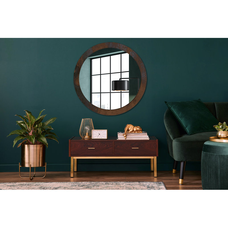 Huldar Glass Flat Wall Mirror