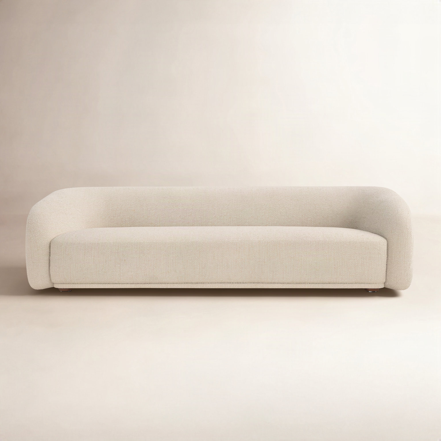 Penelope 90" Sofa, Natural Boucle