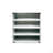 Shoe Box With RGB LED Light, Wooden Stackable Shoe Storage Box With Glass Door, Shoe Storage Bin Shoe Display Case(4 Tier-1)